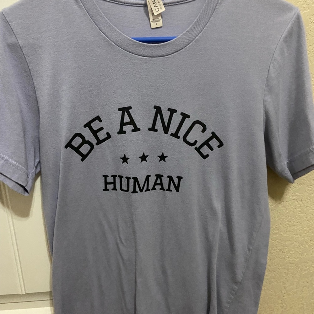 baby blue shirt